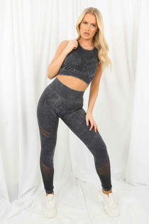 Acid Wash Gym Set
