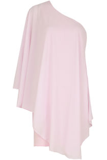 Rose One Shoulder Asymmetric Dress
