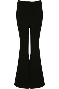 Bell Bottom Trousers in Black