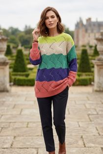 Knitted Multi Colour Jumper