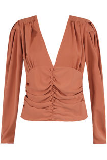 Rose Button Down Blouse
