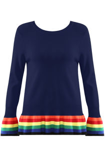 Rainbow Hemline Jumpers - Mixed Colour Pack