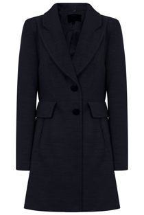 Navy Soft Long Coat