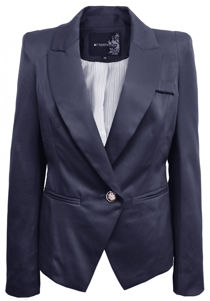 Button Detail Tailored Blazer