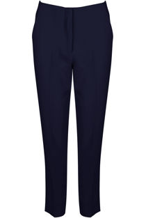 Navy Tailored Cropped Pants