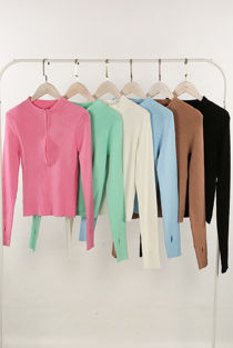 Mix pack Knitted Top With Zip