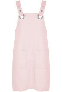 Pink O Ring Dungaree Dress