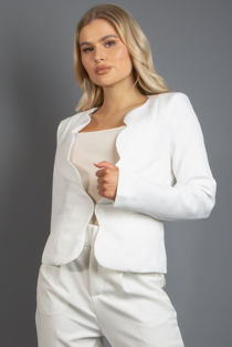 Textured Scallop Blazers