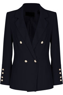 Double Breast Jacket with Acrylic Buttons