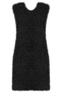 Black Fur dress