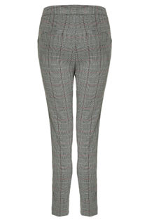 Black Glen Plaid Tailored Trouser