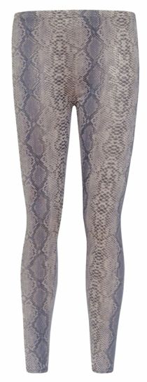 Snakeskin Leggings With Gold Foil Effect