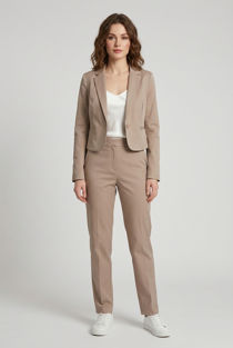 Beige Tailored Blazer 