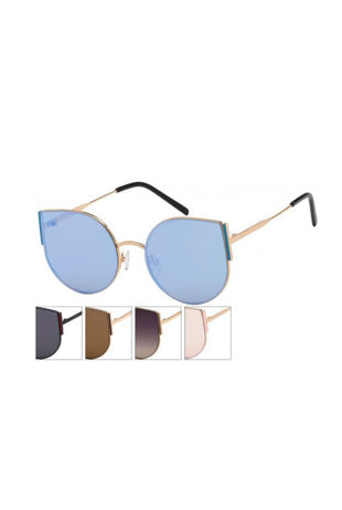 Cat Eye Sunglasses With Edge Detail