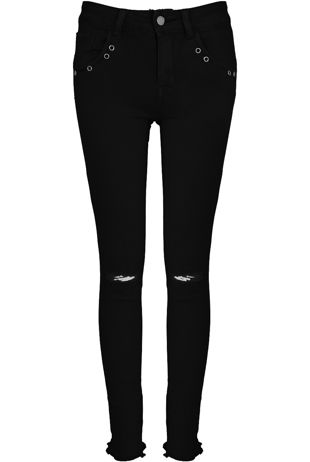 Knee Ripped Skinny Fit Jeans