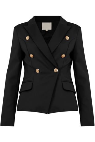 Black Double-Breasted Blazers