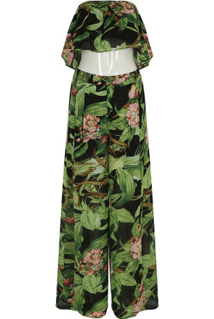  Floral Printed Off Shoulder Top