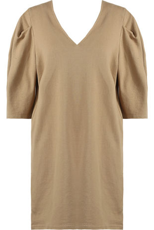 Puff Sleeve Shift Dress