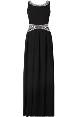 Stone Textured Back Tie Up Maxi Dress