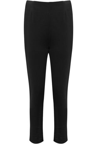 Black Tailored Plain Trousers 