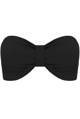 Black Front Bow Trimming Bralet