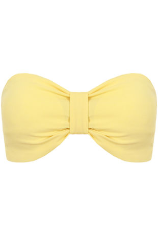 Yellow Front Bow Trimming Bralet