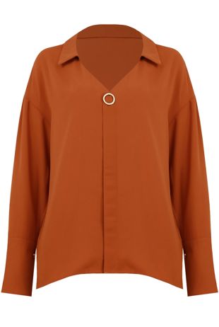 Mustard Button Up Shirt