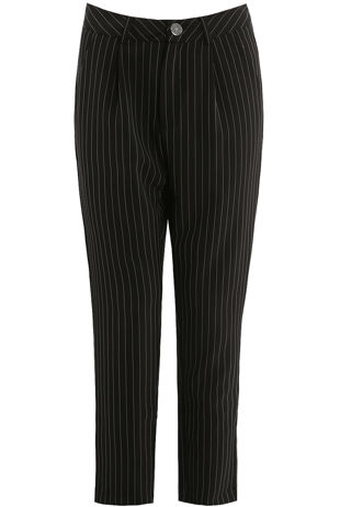 Black Striped Trousers