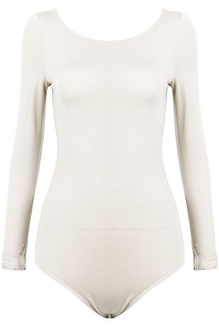 Cream Laced Back Bodysuit