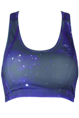 Galaxy Printed Crop Top