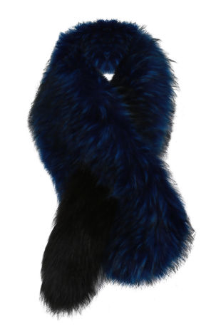 Two Tone Faux Fur Collar