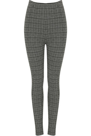 Glen Plaid Loafer Leggings
