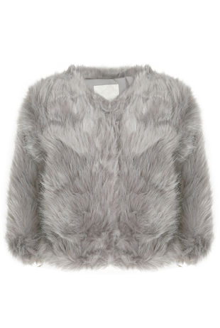Shaggy Fur Cropped Jacket
