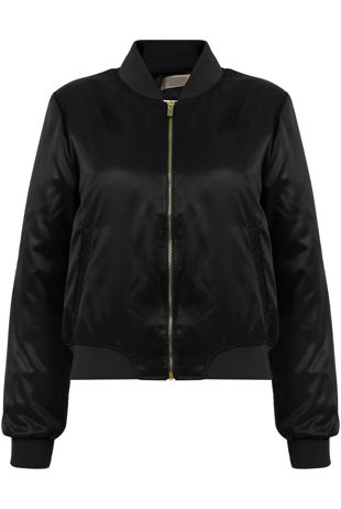 Gem Embellished Bomber Jacket