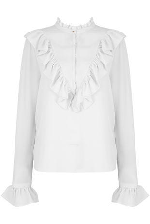 Frilled Button Up Blouse - Mix Colours Pack