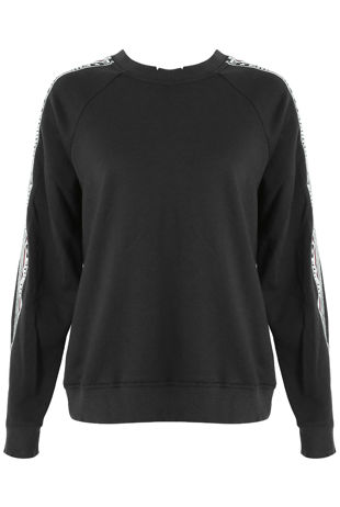 Embrace Trim Sweatshirts in Black