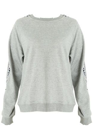 Embrace Trim Sweatshirts in Grey 