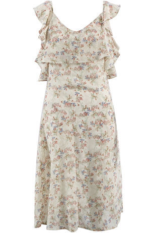 Floral Off Shoulder Shift Dress