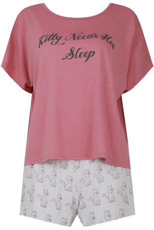 Pink Tee & Short Pyjama