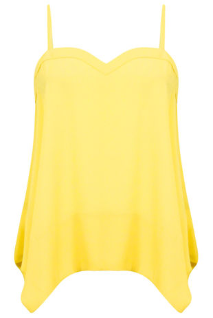 Yellow Swing Tank Tops