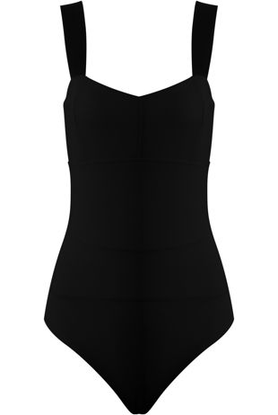 Black Cut Out Bodysuit