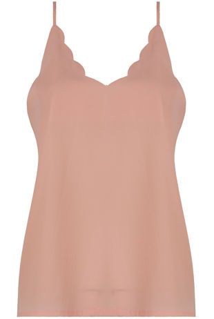 Rose Scallop Edge Cami