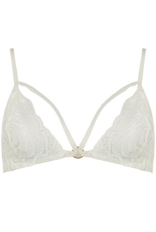 White Crochet Lace Bralet