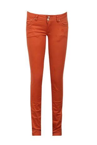 Coral Low Rise Skinny Fit Jeans