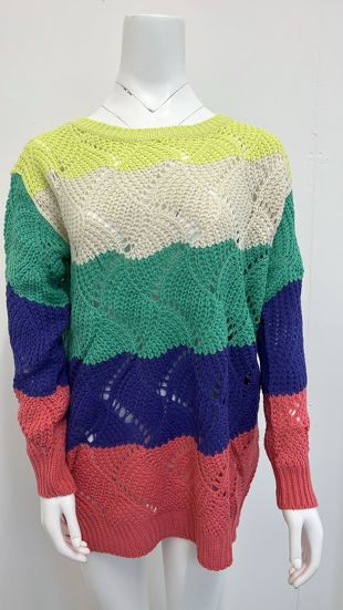 Knitted Multi Colour Jumper