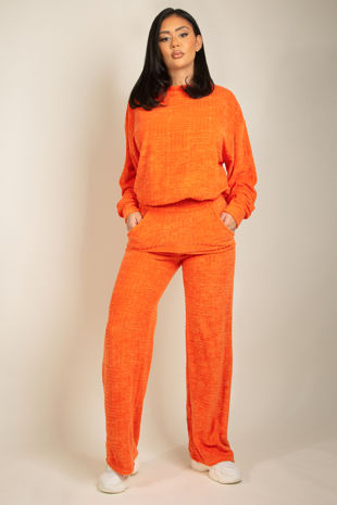Towelling Tracksuit In Orange