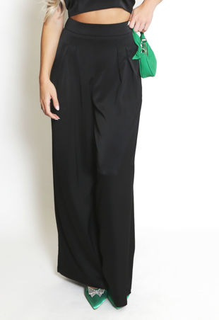 Black Wide Leg Trousers