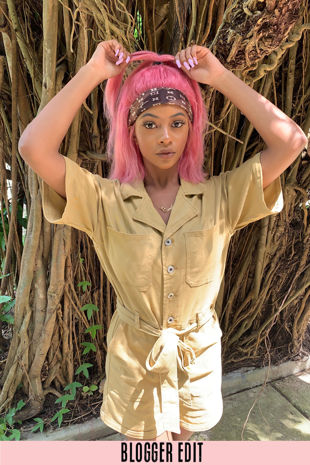 Beige Boiler Playsuit