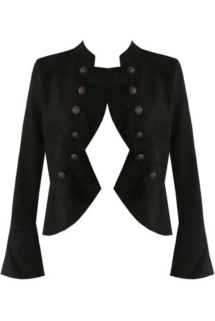Faux Suede Jacket