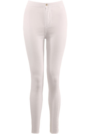 High Waisted Button Up Leggings